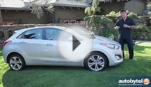 2013 Hyundai Elantra GT Hatchback Compact Car Video Review